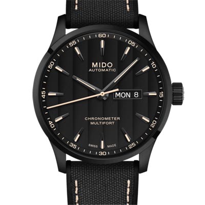 MIDO 美度 MULTIFORT先鋒80系列 天文台腕錶-黑42mm