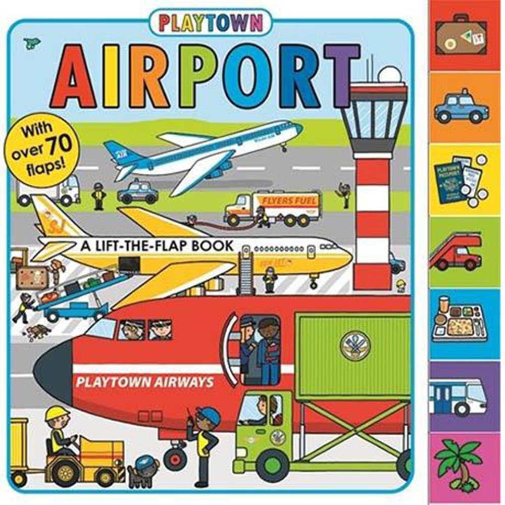 Playtown：Airport 歡樂城國際機場硬頁翻翻操作書(美國版) | 拾書所