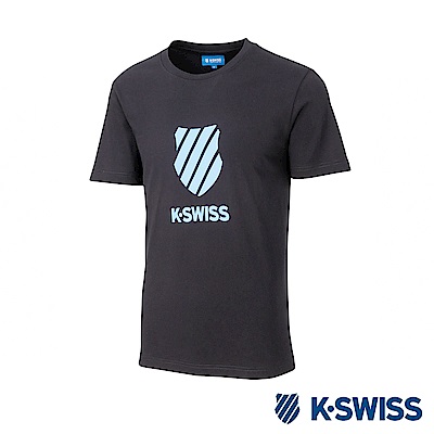 K-SWISS KS CI Logo Tee印花短袖T恤-男-黑