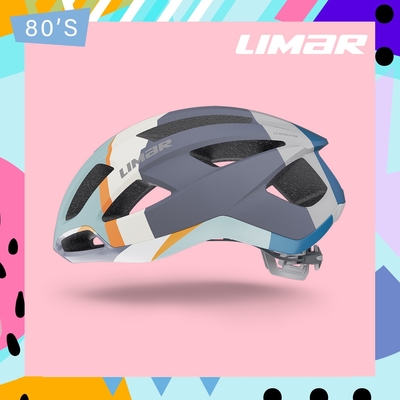LIMAR 自行車用防護頭盔 AIR STRATOS (23) 80 s / 灰-橘-淺藍 (M-L)