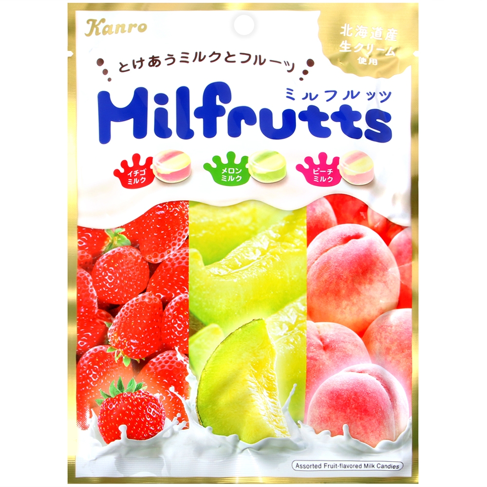 Kanro Milfrutts 綜合牛奶水果糖(70g)