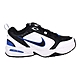 NIKE AIR MONARCH IV 男復古休閒運動鞋-經典 皮革 老爹鞋 415445-002 白黑藍 product thumbnail 1