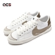 Nike 休閒鞋 Blazer Low 77 Jumbo 男鞋 女鞋 白 咖啡棕 經典 大勾 皮革 低筒  DZ2772-121 product thumbnail 1