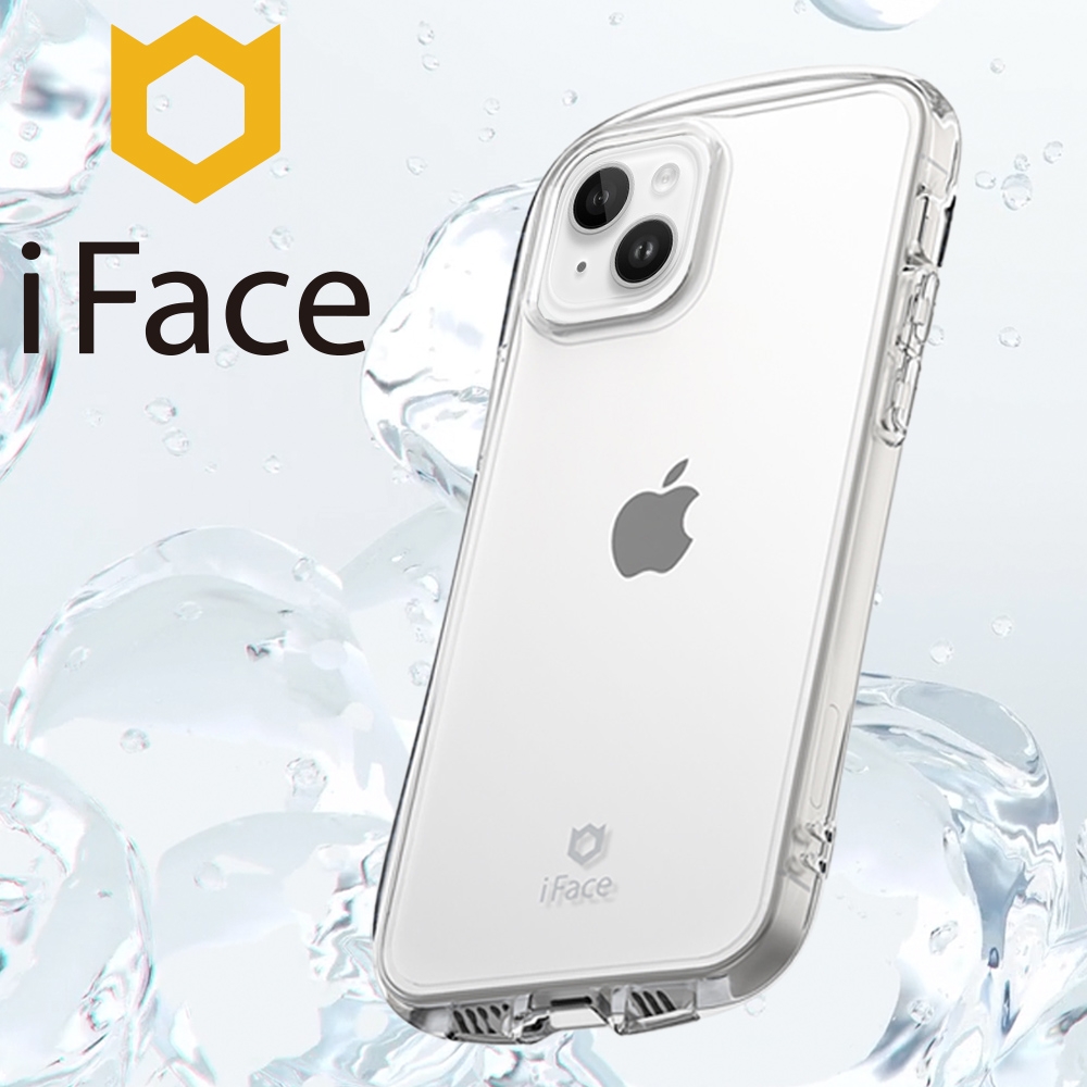 日本 iFace iPhone 14  Look in Clear 抗衝擊曲線保護殼 - 透明
