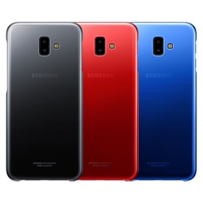 SAMSUNG GALAXY J6+ 原廠漸層透明背蓋 (台灣公司貨)