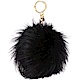 Michael Kors Fur Pom Pom 毛球吊飾/鑰匙圈(大/黑色) product thumbnail 1