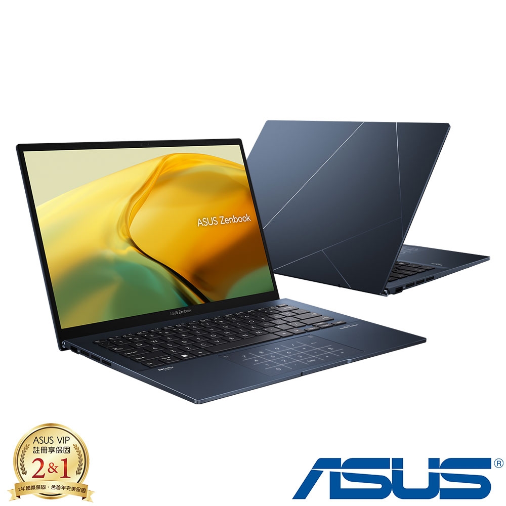 (M365組) ASUS UX3402VA 14吋效能筆電 (i7-13700H/16G/512G PCIe SSD/ZenBook 14/紳士藍)