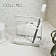日本COLLEND 鋼製4格牙刷置物架(附珪藻土墊)-2色可選 product thumbnail 1