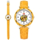 Disney 迪士尼 獅子王 辛巴面板 兒童錶 卡通錶 紋路皮革手錶-白x芥黃/32mm product thumbnail 1