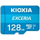 KIOXIA EXCERIA microSDXC UHS-I U1 C10 R100 128GB 記憶卡(附轉卡) product thumbnail 1