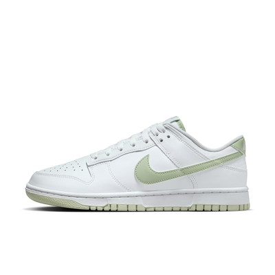 NIKE DUNK LOW RETRO 男休閒運動鞋-白綠-DV0831105