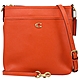 COACH KITT C LOGO素色拉鍊斜背扁包(橘) product thumbnail 1