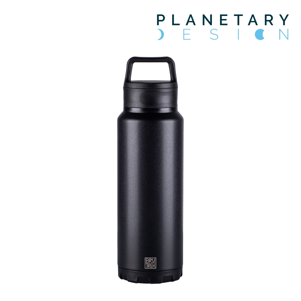 Planetary Design 雙蓋真空保溫瓶 BruTrekker Bottle GR1732 (32oz)【Obsidian 黑曜石】