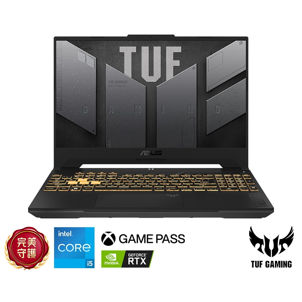 ASUS FX507ZC4 15.6吋電競筆電 (i5-12500H/RTX3050/8G DDR4/512G/機甲灰/TUF Gaming F15)