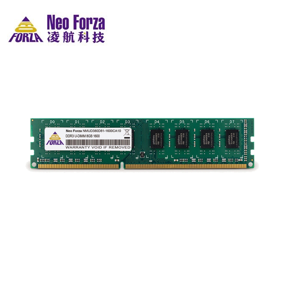 Neo Forza 凌航 DDR3L 1600 8GB RAM 桌上型記憶體(低電壓)