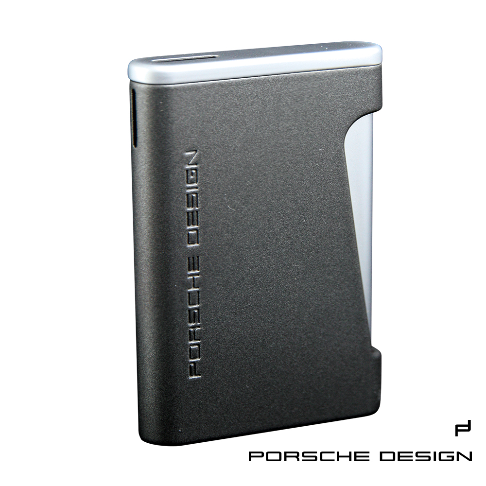 保時捷Porsche Design P3641扁平型防風火焰打火機(深灰)