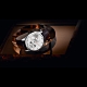 Hamilton JAZZMASTER 分秒必爭時尚機械腕錶-銀x咖啡/42mm product thumbnail 1