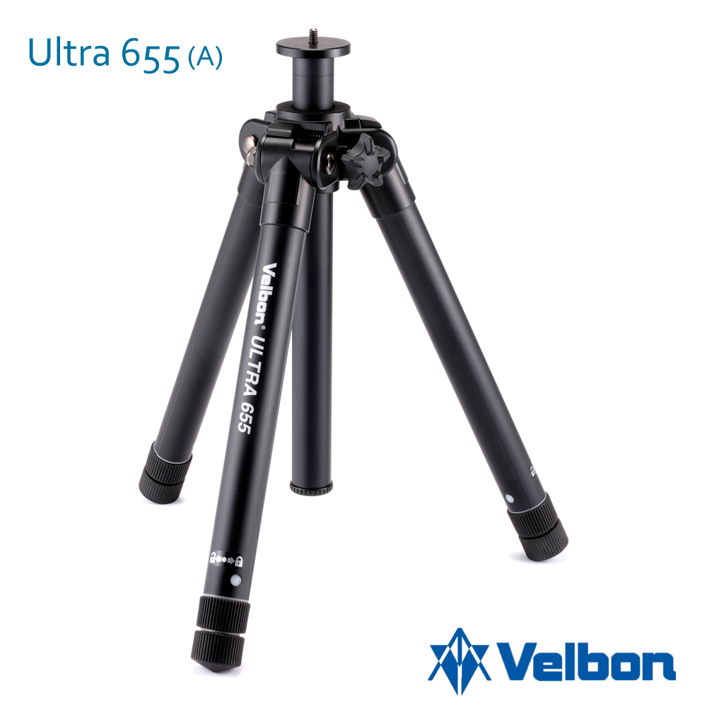 Velbon Ultra 655(A) 偏心管腳架(不含雲台)-公司貨| 中型腳架50-130cm 