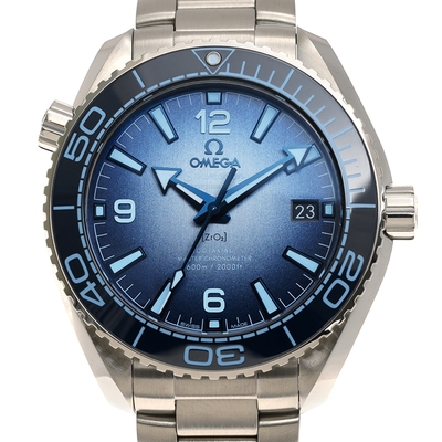 OMEGA 歐米茄 海馬 Planet Ocean 600米漸層夏日藍(215.30.40.20.03.002)x39.5mm