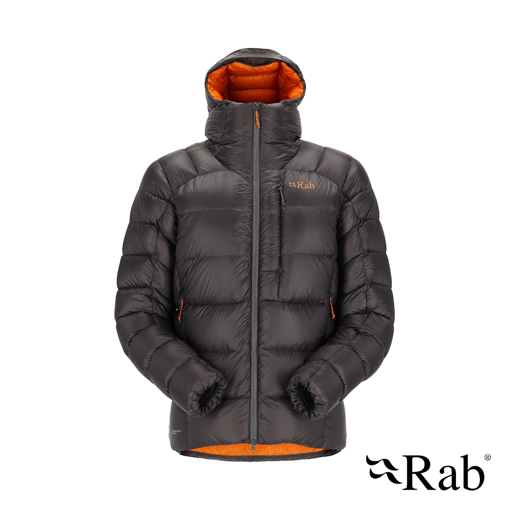 【RAB】 Mythic Ultra Jacket 神話保暖羽絨連帽外套 男款 石墨灰 #QDB44