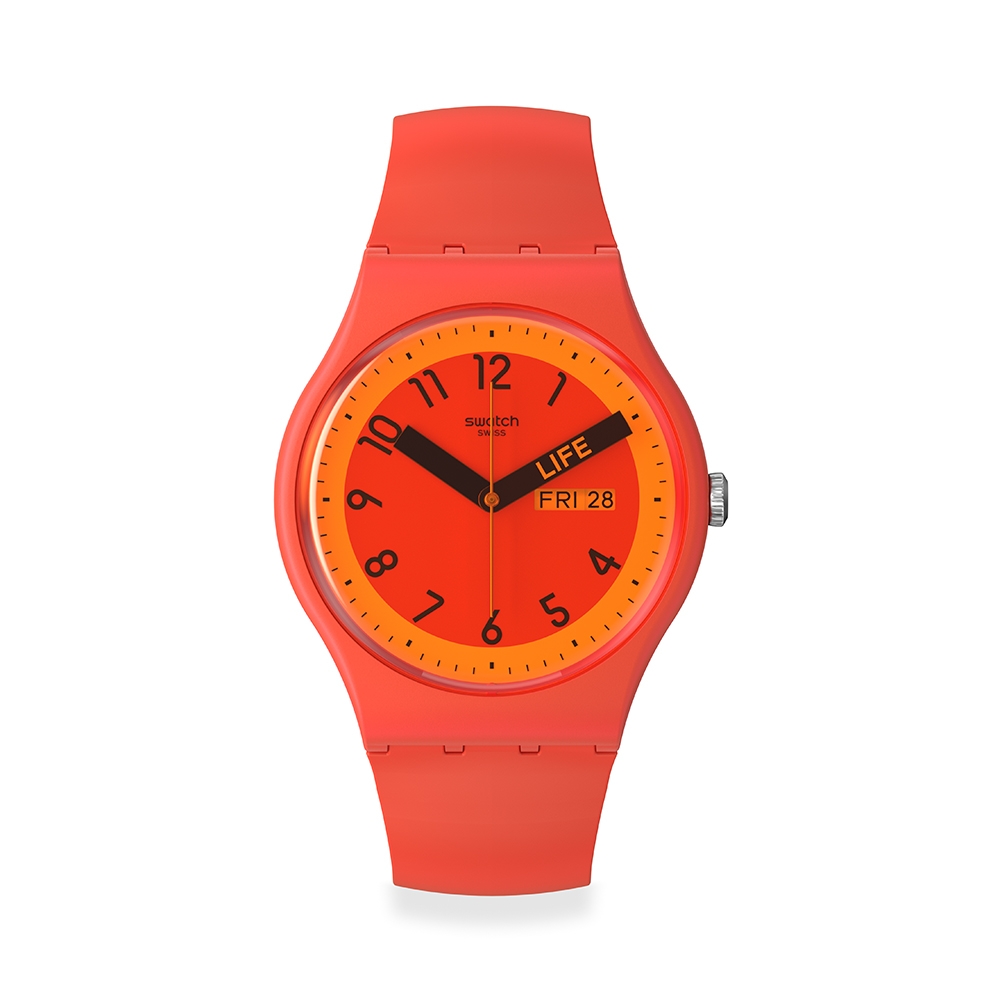 Swatch New Gent 原創系列手錶 PROUDLY RED (41mm) 男錶 女錶