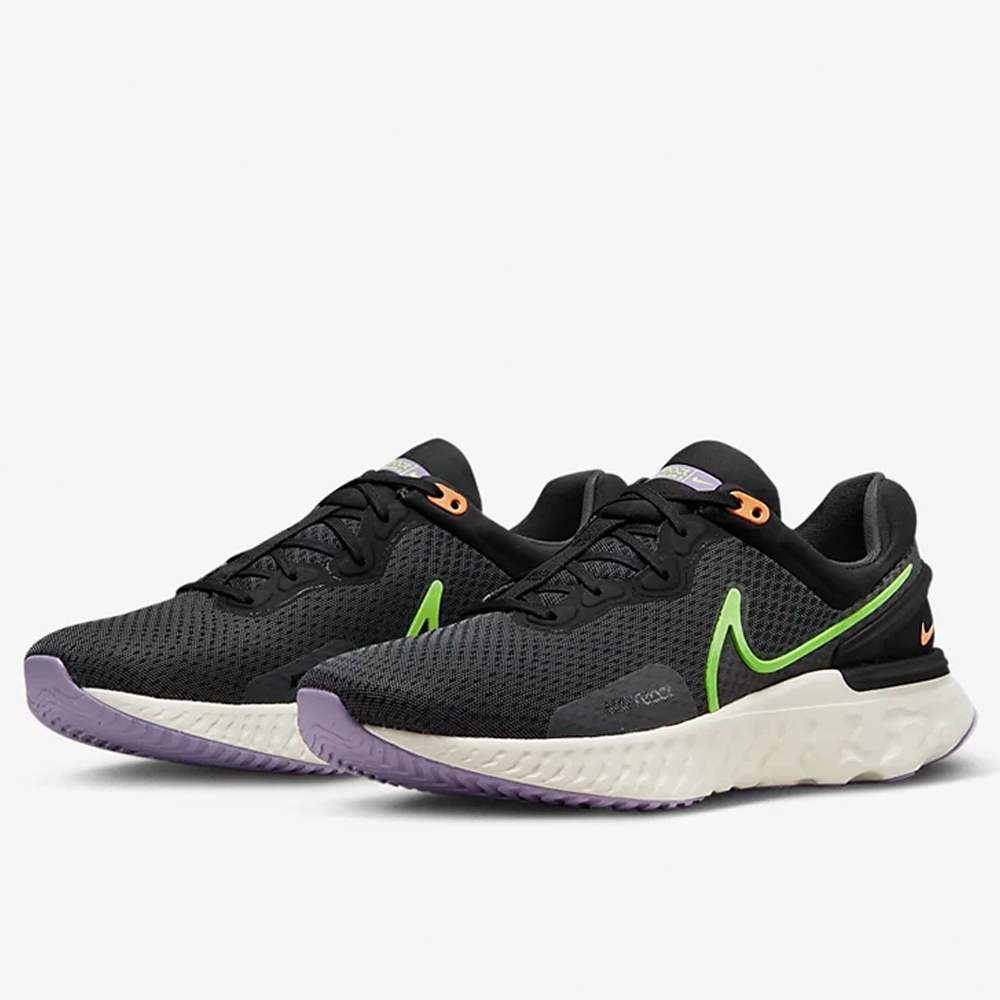 NIKE REACT MILER 3 男鞋 慢跑鞋 緩震 透氣  黑 DD0490005