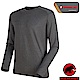 MAMMUT 長毛象 男 Crew Neck 長袖圓領休閒彈性上衣_黑 product thumbnail 1