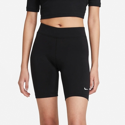 NIKE AS W NSW ESSNTL MR BIKER SHORT 運動 女款自行車短褲 CZ8527010 黑