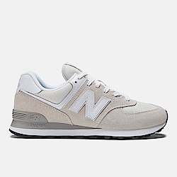 New Balance [ML574EVW] 男女 復古鞋 運動 經典 復古 574系列 舒適 緩震 反光 穿搭 燕麥白