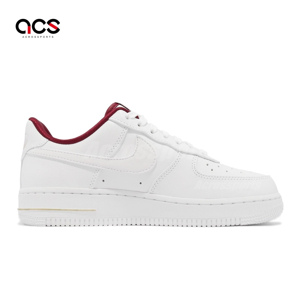 Nike Wmns Air Force 1 07 SE 女鞋白紅金幣小白鞋AF1 CNY DV7584-100