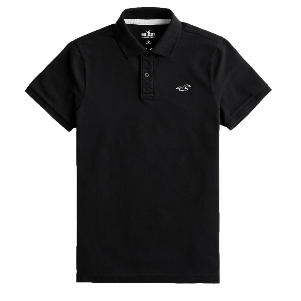 Hollister HCO 短袖 polo 黑色 1530