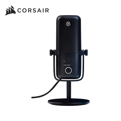 海盜船 CORSAIR WAVE:3 數位 電容式麥克風 廣播級麥克風 黑色