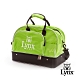 【Lynx Golf】山貓刺繡硬底式旅行外袋/運動衣物袋-綠色 product thumbnail 2