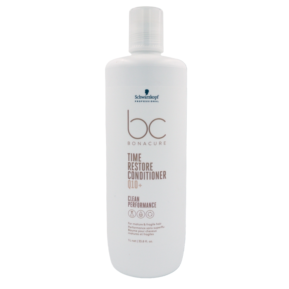 Schwarzkopf施華蔻 欣臨公司貨 【bc凝時再生Q10+髮霜1000ML】適乾燥脆弱 黯淡熟齡髮 修護滋養 ( 附壓頭 )