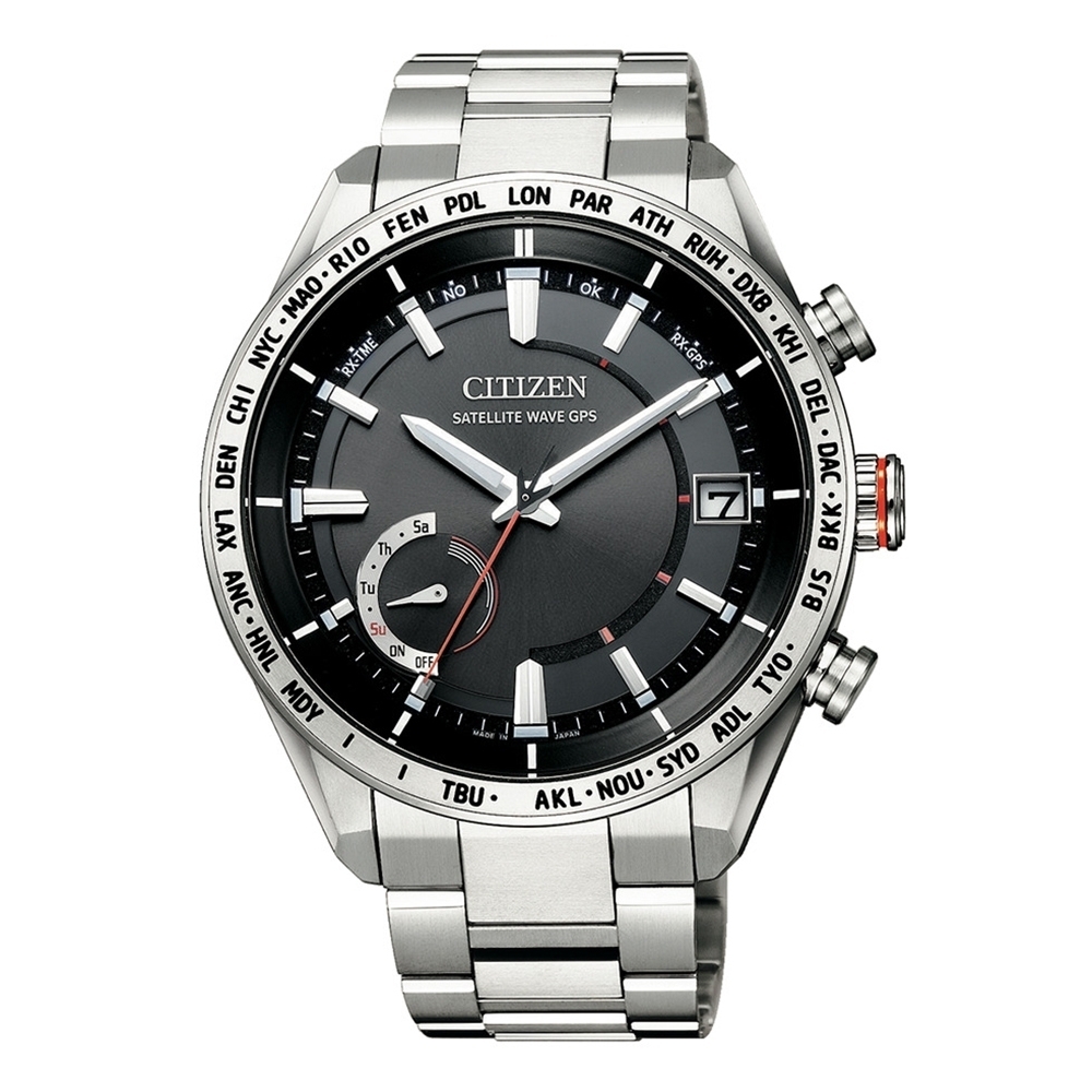 CITIZEN GPS衛星對時光動能錶CC3081-52E