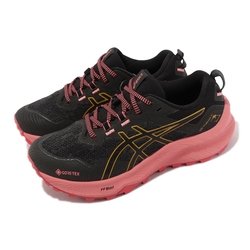 Asics 越野跑鞋 GEL-Trabuco 11 GTX 女鞋 黑 粉紅 防水 緩震 亞瑟膠 戶外 亞瑟士 1012B425001