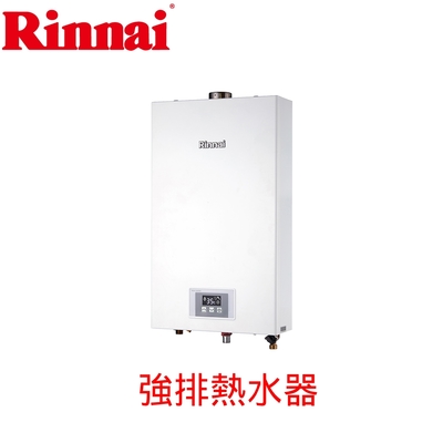 〈原廠安裝〉林內熱水器RUA-1200WF(天然/FE式)屋內型強制排氣式16L