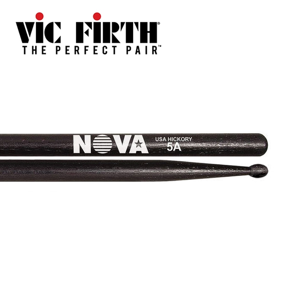 Vic Firth NOVA 5AB 胡桃木鼓棒 黑色