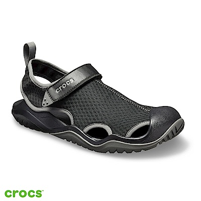 Crocs 卡駱馳 (男鞋) 激浪男士酷網涼鞋 205289-001