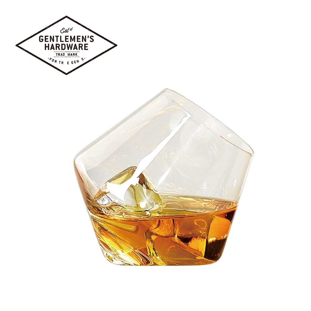 【Gentlemen's Hardware】威士忌搖滾造型玻璃酒杯組-兩入組
