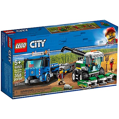 【LEGO樂高】城市系列 60223 收割機運輸車