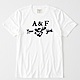 af a&f Abercrombie & Fitch 短袖 T恤 白 0952 product thumbnail 1