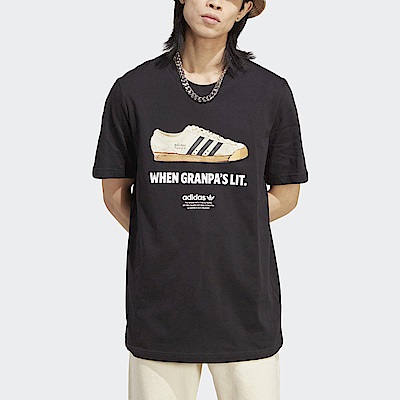 Adidas New Age Tee [IC8872] 男 短袖 上衣 T恤 亞洲版 休閒 經典 復古 純棉 黑