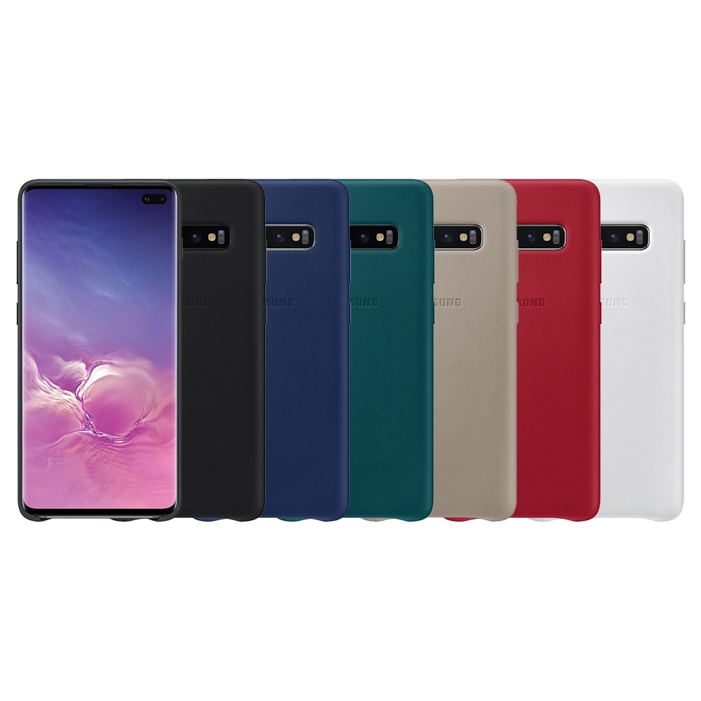 SAMSUNG Galaxy S10+ 原廠皮革背蓋 (台灣公司貨)