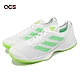 adidas 網球鞋 CourtFlash M 男鞋 白 綠 網布 穩定 支撐 運動鞋 愛迪達 GY4007 product thumbnail 1