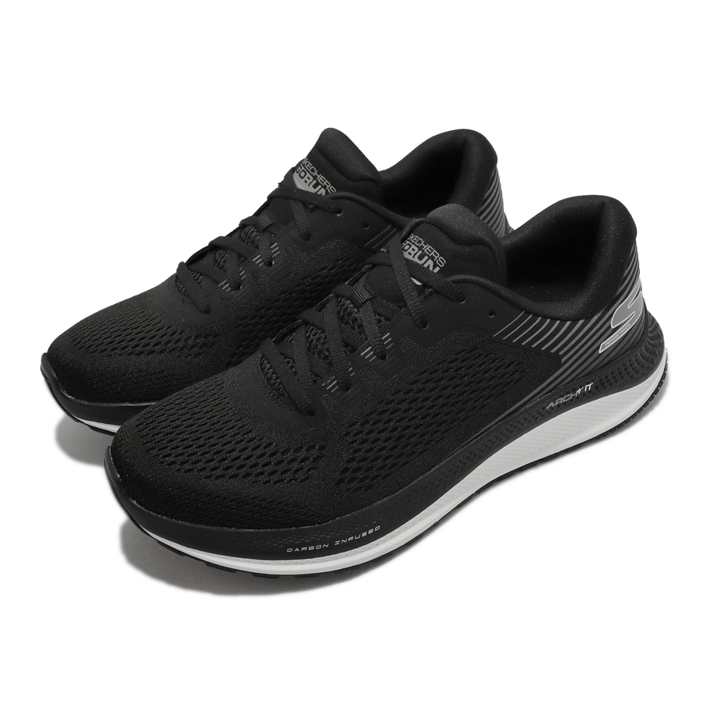 Skechers 慢跑鞋 Go Run Persistence 男鞋 黑 輕量 路跑 運動 碳板鞋 246053BKW