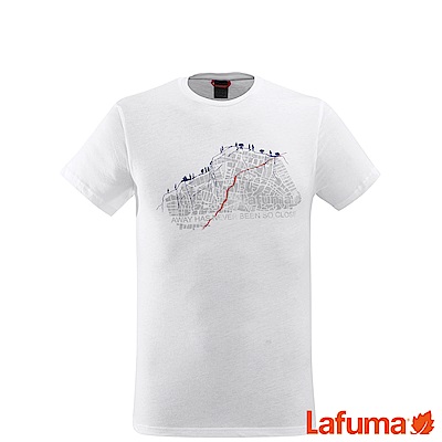 LAFUMA-男 排汗短袖T恤-LFV113270020-白