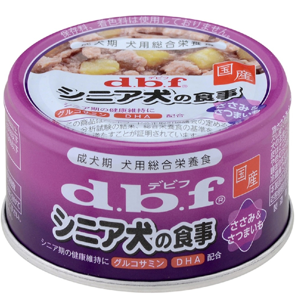 【12入組】日本d.b.f 成犬/高齡犬 狗罐  85g(購買第二件都贈送寵鮮食零食*1包)