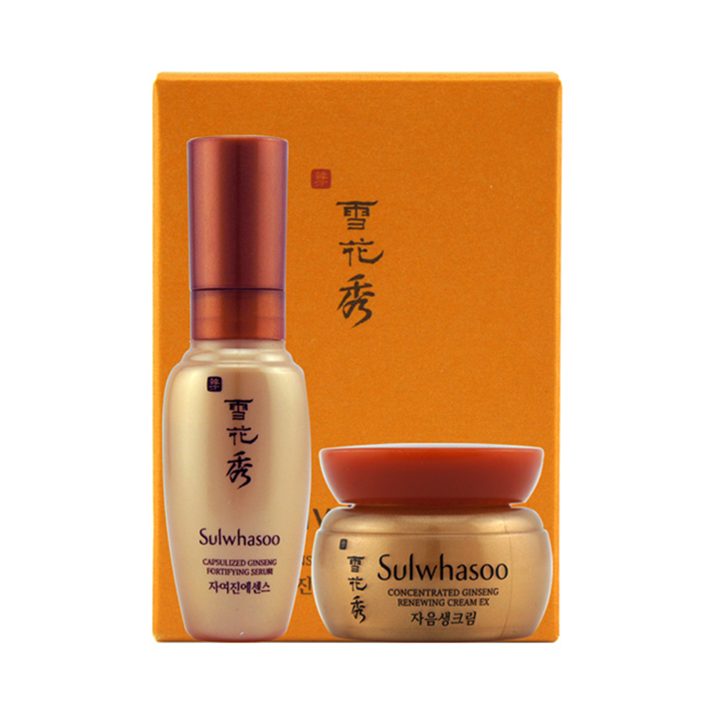 (即期品)Sulwhasoo雪花秀 人蔘抗老兩件組(效期2019年07月)