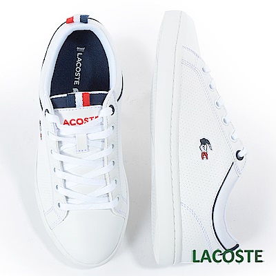 LACOSTE 女用運動休閒鞋-白